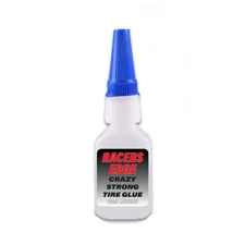 Racers Edge Crazy Strong RC Tire Glue 20g w/Pin Cap & Tips RCE5150