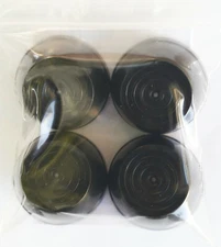 Power Wheels Retainer Cap Push Nut Black .437 Replacement Part -4 Pack (Non-OEM)