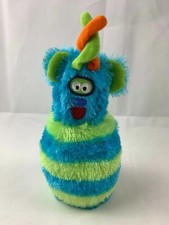 Melissa Doug Monster Bowling Stuffed Plush Pin Replacement Piece Blue Monster 7"