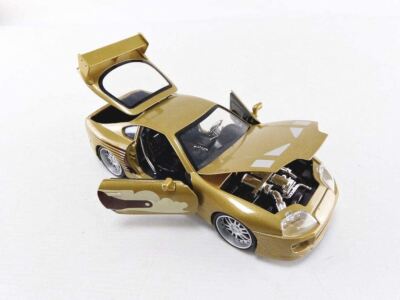 Toyota Supra 1993 – Miniature Hachette échelle 1/24, Voiture Diecast Métal, Neuve
