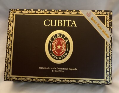 CUBITA ROBUSO Wooden Cigar Box 9x2x2 Dominican Republic **EMPTY**