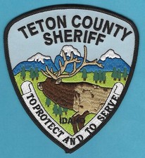 TETON COUNTY IDAHO SHERIFF SHOULDER PATCH
