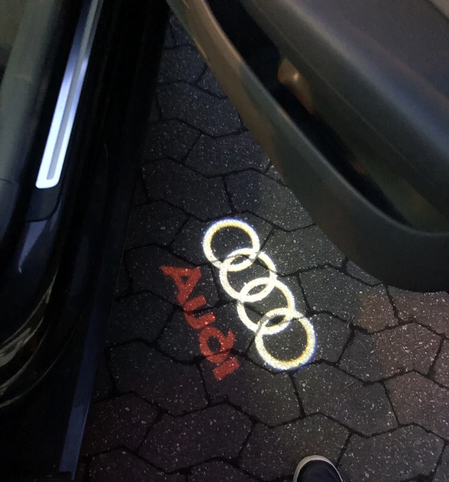 2x Autotür Willkommens licht Für Audi A1 A3 8P 8V A4 A5 A6 A7 A8 Q3 Q5 Q7 Q8 ✅ - Bild 4 von 4