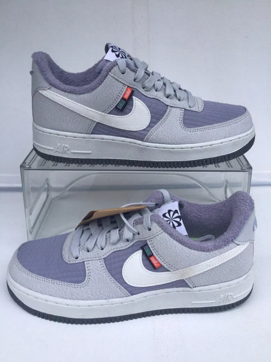 Nike Air Force 1 '07 LV8 NN Grey Fog-Sail-Provence Purple M/6.5/W.8  (DC8871-002)