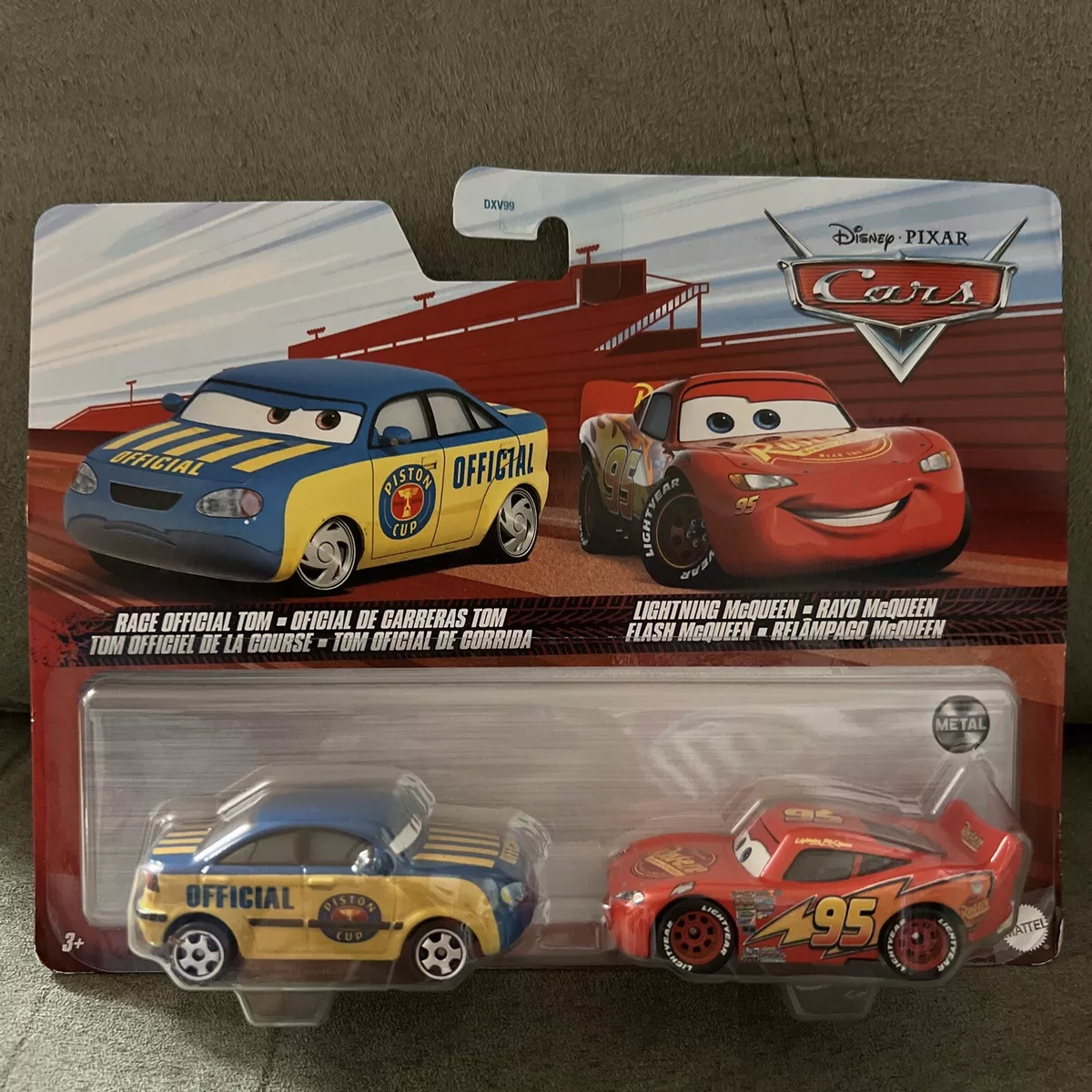 Disney Pixar Cars 3, Race Official Tom & Lightning McQueen 2-Pack