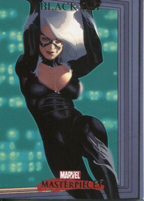 Marvel Masterpieces 2007 Basiskarte #9 schwarze Katze