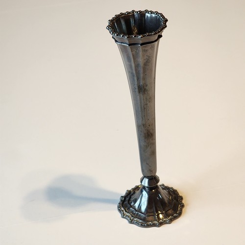 Vintage Avon Silver Plated Bud Vase (1978 Team Leader Gift)
