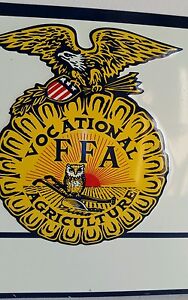 NICE 1960 S 60S EMBOSSED TIN FFA  MEMBER SIGN  23X eBay