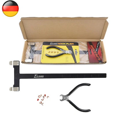 FORARCHERY-2020 Bogenschießen Sehnenmaßstab Bogensport Nockpunkt Checker+Nockpunktzange