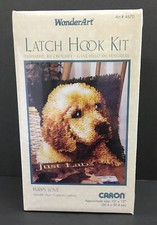 CARON Wonderart Latch Hook Kit - Puppy Love