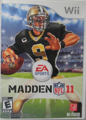 Wii Game (Nintendo Wii) Madden All Play NFL Football 2011 / With Manual ...