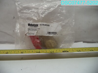 QTY=2: Webstone 22562 1/2'' IPS Gas Brass Ball Valve 018394225626