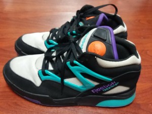 reebok pump mujer purpura