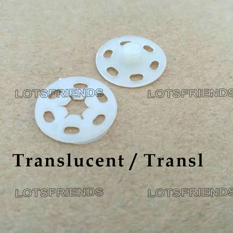 100 sets KAM Resin Press Studs Snap Fasteners Sewing Buttons 7 10 13 15 18 21mm - Image 4 of 4