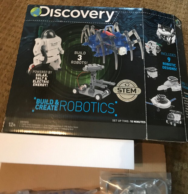 discovery build and create robotics kit