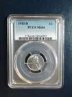 1943 D Lincoln Wheat Cent PCGS MS66 STEEL GEM 1C Penny Coin PRICED TO SELL!