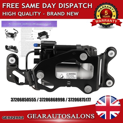 AIR SUSPENSION COMPRESSOR PUMP+BRACKET FOR BMW X5 F15 F85 F86 X6 F16