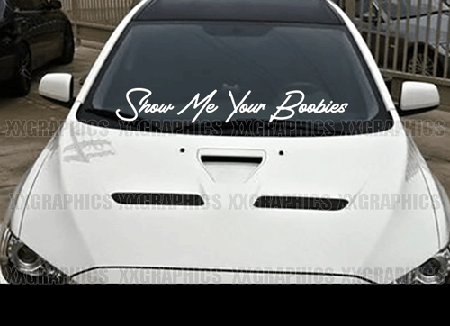 Show Me Your Boobies Funny Windshield Decal Sticker JDM Banner KDM Euro USDM | eBay Show Me Your Boobies Funny Windshield Decal Sticker JDM Banner KDM Euro USDM | eBay