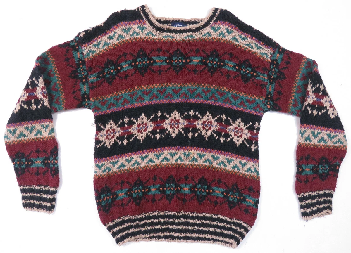 Aztec pullover deals sweater