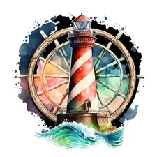 Huge XXXL Car Decal Sticker Lighthouse Decal