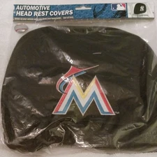 MLB Head Rest Covers Set of 2 Embroidered Team Logo by ProMark Select Team Below