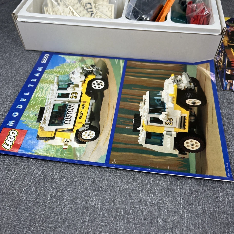Lego Model Team: Custom Rally Van Set 5550 Original Box And Instructions **see+ - Image 2 of 4