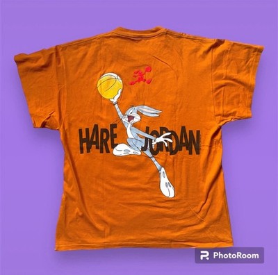Nike Air Hare Jordan Shirt XXL RAR NBA Space Jam Bugs Bunny 90s 90er