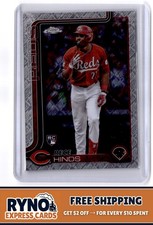 Rece Hinds 2025 Topps Chrome #253 Topps Refractors