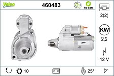 Anlasser Starter VALEO RE-GEN - AT 460483 +41.65€ Pfand 12V für JEEP CHEROKEE 3