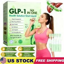 GLP-1 SIX-in-ONE Health Solution Oral Liquid, Advanced Body Care Liquids Drop US