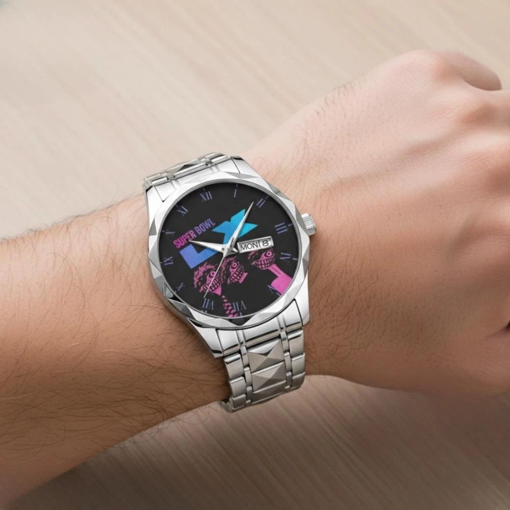 Green/ Day Super Bowl Lx Alloy Luxury Quartz Watch