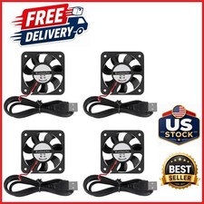 50mm USB Cooling Fan 5V Brushless 4 Pack for Desktop Laptop Tablet