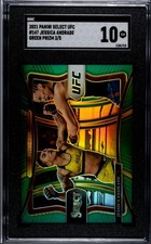 2021 Select UFC Premier Level Jessica Andrade Green Prizm /5, SGC 10 UFC 🏆