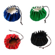 Multifunctional PU Leather Drawstring Bag Pouch  Travel Bag