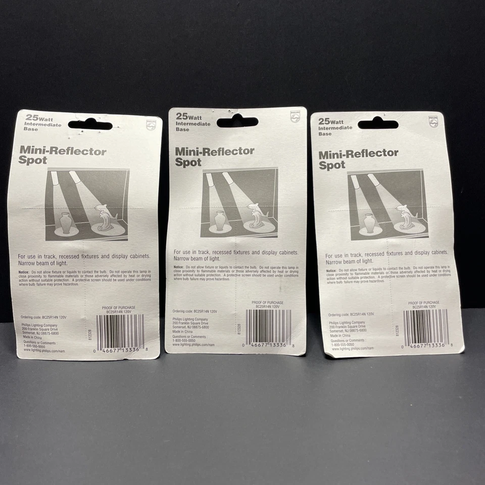 Phillips 25 W Mini Dash Reflector Spot R14 Light *Read Intermediate Base* NIB - Image 3 of 4