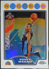 2008-09 Topps Chrome #216 Sonny Weems Basketball NM