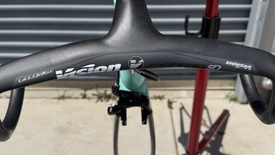 DAMAGED• Bianchi Oltre XR4 Carbon Aero Rim Brake Frameset 55cm