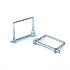 2-pack 14 X 2.36 Square Locking Trailer Coupler Pins Zinc-plated Carbon Stee