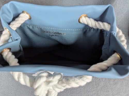 Dolce & Gabbana Light Blue Makeup Bag Cosmetic Pouch D&G Parfume Gift Women’s - Picture 2 of 7