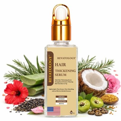 Revatology Hair Thickening for Women and Men, Lightweight non-greasy Leave In...