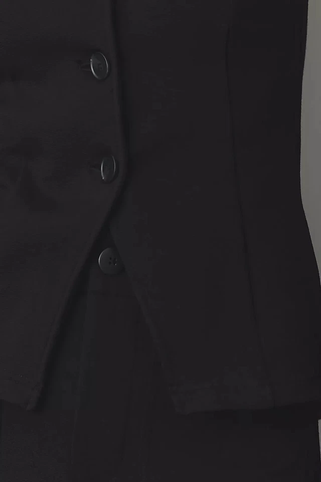 Chaleco tejido Maeve Anthropologie con botones delanteros negro talla XS NUEVO CON ETIQUETAS $98 Foto 4 de 4