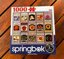 Springbok 1000-Piece Jigsaw Puzzle Garden Goodness COMPLETE
