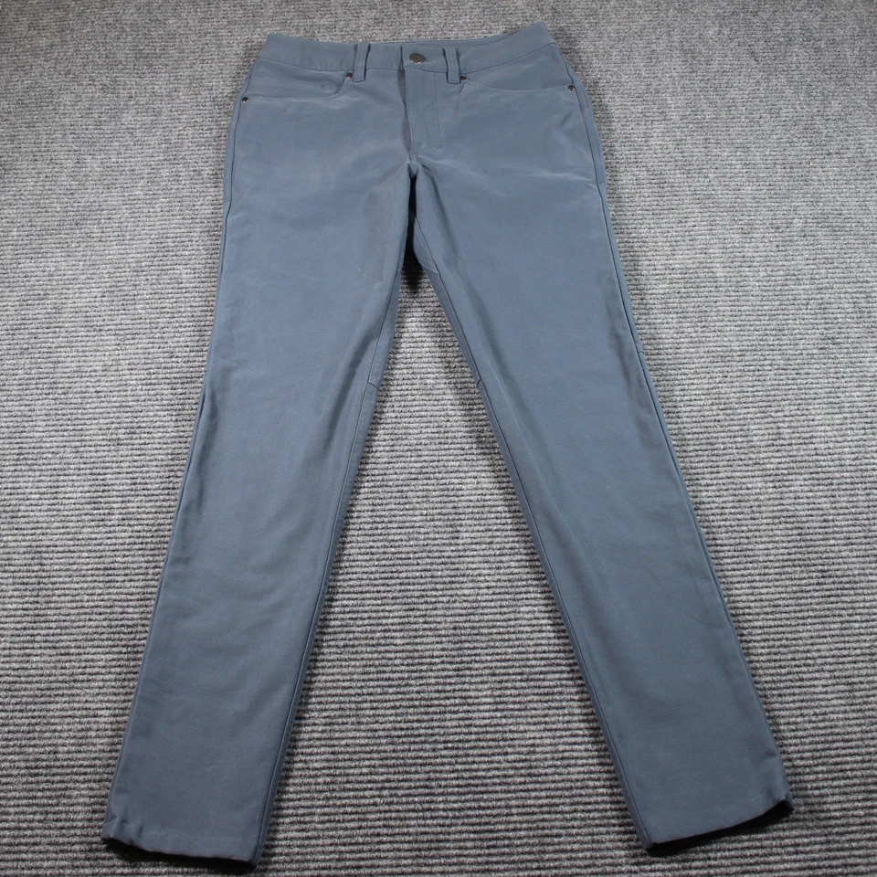 Pantalones Lululemon Para Hombre 28x30 Azul Gris ABC Slim Utilitech Foto 2 de 4