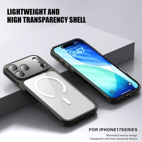 Case For Apple iPhone 17 PRO MAX Magnetic Clear MagSafe Cover Skin+ - Picture 12 of 20