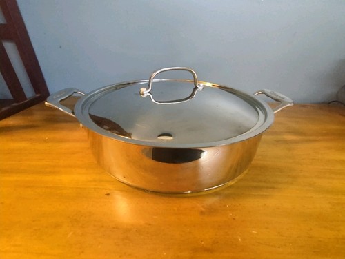 Cuisinart MultiClad Pro 13" Round 5.5 qt Stainless Steel Casserole Dishes - Picture 14 of 16