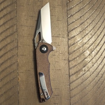 Kizer Critical Mini V3508E2 CPM-3V Brown Micarta Folding Knife
