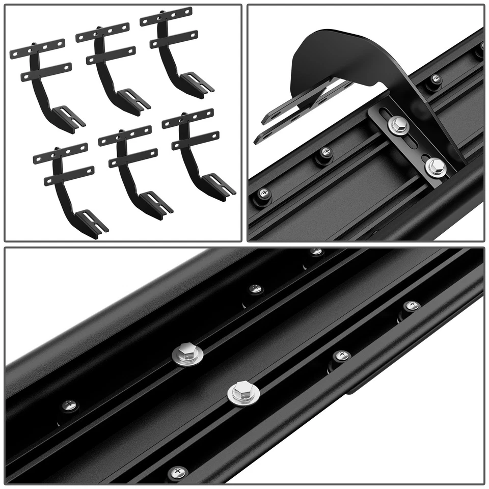 Para Ram 1500 2019-2024 cabina cuádruple/extendida 6" estriberas laterales planas Foto 4 de 4