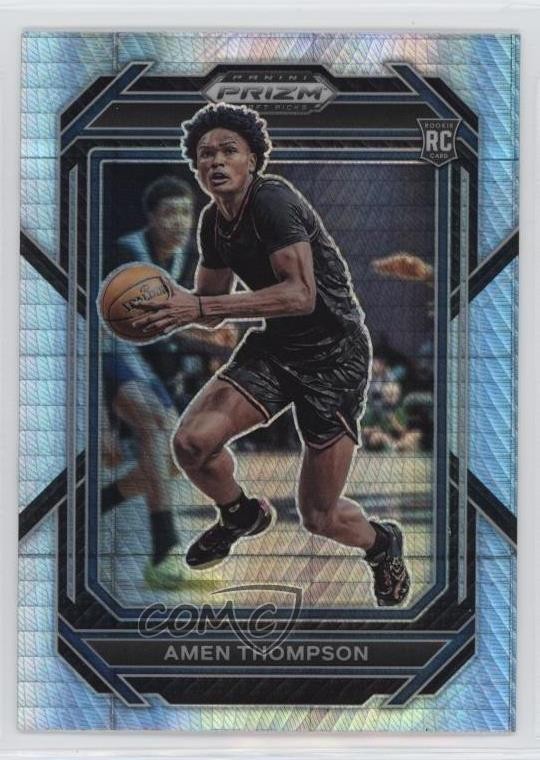 2023-24 Panini Prizm Draft Picks Hyper Prizm Amen Thompson #4 06vc