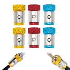 6 Pieces Strong Magnetic Screw Ring, 1/4 Inch/ 6.35 mm Universal Magnetic Scr...