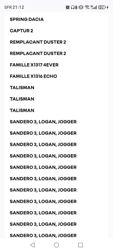 GOUJONS BOULONS Écrous antivol de roues DACIA RENAULT - Photo 4/4